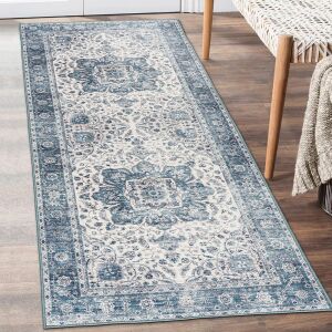 2'6"x'8 Vintage Bohemian Medallion Rug - Blue