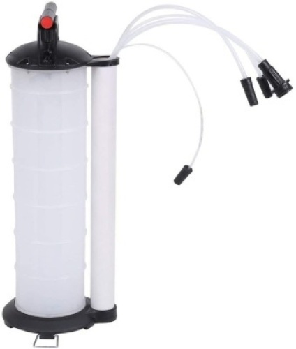 7L Manual Fluid Extractor with 4 Hose for Automotive Vacuum Oil Extractor 4/6/8/10mm Hose Diameter - E-Comm Return, Appears New&nbsp;
