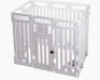VATO White Pet Fence,&nbsp;9 Panels,&nbsp;Door w/&nbsp;Lock