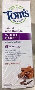 3-Pack of Tom's Natural with Fluoride Anticavity Toothpaste