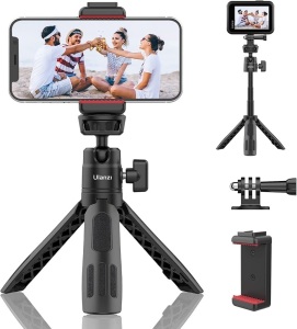 Tripod Stand with Phone Mount & Gopro Adapter