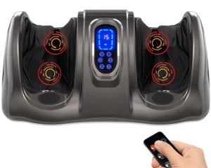 Reflexology Shiatsu Foot Massager w/ High-Intensity Rollers, Remote Missing