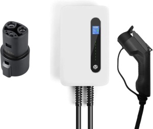 Lectron Electric Vehicle Charging Station & Tesla Adapter