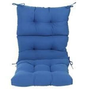 Lot of (6) Outdoor Patio Seat Cushions - Blue