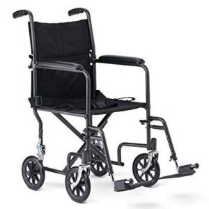 Transport Wheelchair - 19" Wide Seat