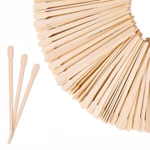 200-Pack Wooden Wax Sticks