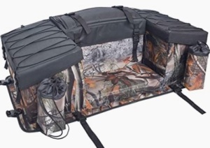 UNISTRENGH ATV Cargo Bag Rear Rack Gear Bag 600D, Maple Leaf Camouflage