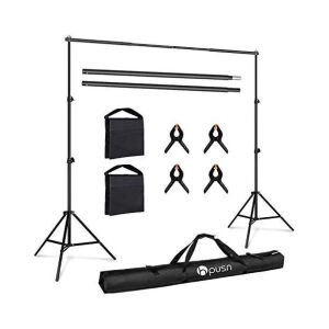 10' Adjustable Photography Backdrop Stand with Carry Bag