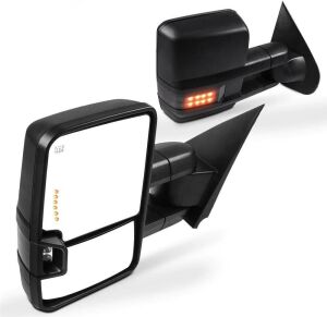 Truck Towing Mirrors - Damaged Right Mirror