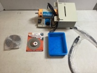 110V TM-2 Mini Table Saw Gem Bench Lathe Polishing Cutting Machine