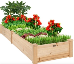 8x2ft Wooden Raised Garden Bed Planter, Missing Hardware