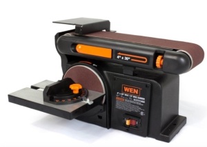 WEN 6502T 4.3-Amp 4 x 36 in. Belt and 6 in. Disc Sander with Cast Iron Base