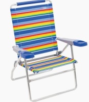 Rio Beach 15" Extended Height 4 Position Folding Beach Chair