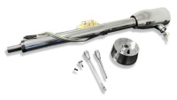 DEMOTOR PERFORMANCE 30" Steering Column With Key GM Hot Rod Chrome Tilt Manual Style