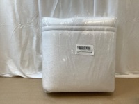 Memory Foam Bath Mat, White, 59" x 24", New