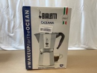Bialetti Moka Express, 12&nbsp;Cup, Aluminum, Untested, Sealed, New