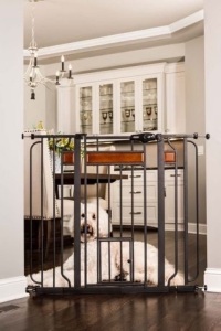 Carlson Pet Products Home Design Extra Tall Gate with Small Pet Door 