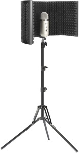 Microphone Isolation Shield with Stand