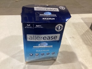 AllerEase Maximum Mattress Protector, White, Full 