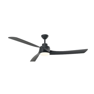 Minka Ormond 60-in Coal LED Indoor Ceiling Fan with Light Remote, 3-Blade 