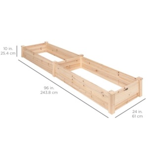 BCP, SKY2376, 8-ft x2-ft Elevated Garden Bed