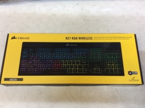 CORSAIR K57 RGB Wireless Keyboard with Slipstream Technology - New 