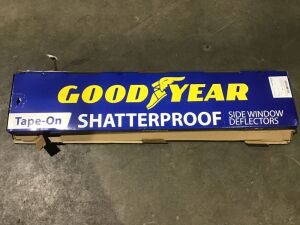 GoodYear Tape-On Shatterproof Side Window Deflectors 