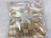 Graced Soft Luxuries Faux Fur Plush Throw, 50" x 60", Marbled Ivory - Appears New&nbsp;