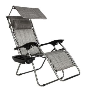 Reclining Patio Chair with Canopy