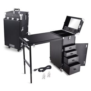 Foldable Rolling Manicure Table