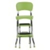 Cosco Retro Counter Chair with Step Stool, Green - E-Comm Return, Unknown Condition&nbsp;