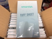 Case of (40) Smartish Tuff Sheet Tempered Glass Screen Protectors for iPhone 12 Mini, 2 Pack - New