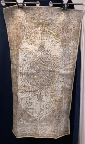 Foldable Vintage Persian Retro Distressed Area Rug, 3x5