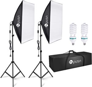 HPUSN Softbox Lighting Kit