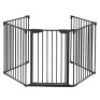 5-Panel Metal Decorative Fence