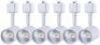 Mirrea 6 Pack LED Track Lighting Heads Compatible with Single Circuit H Type Track Lighting Rail,&nbsp;6.5W 24&deg; White&nbsp;
