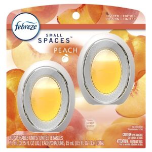 Lot of (4) .25 fl oz Febreze Small Spaces Air Freshener - Peach