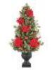 4.5 ft Berry Bliss Potted Christmas Tree