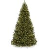 7.5' Pre-Lit Artificial Spruce Christmas Tree w/ Foldable Metal Base