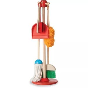 Melissa & Doug Let's Play House! Dust, Sweep & Mop 6-Piece Set