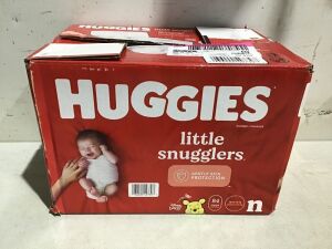 Huggies Little Snugglers Baby Diapers - 84-Count, Size Newborn