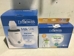 Dr. Browns Bottle and Bottle Warmer Lot