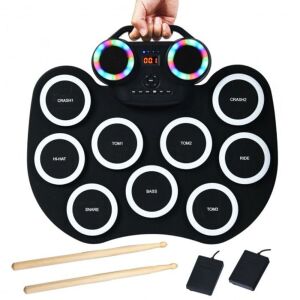 MIDI Electronic Roll-Up Drum Set