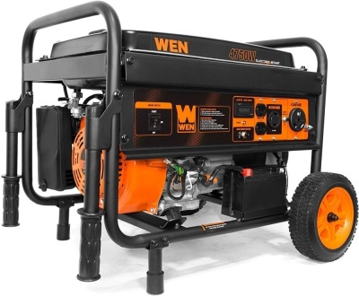 WEN 56475 4750-Watt Portable Generator with Electric Start and Wheel Kit - Appears New  