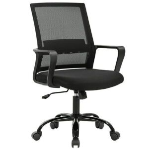 Executive Chair with Lumbar Support - Black