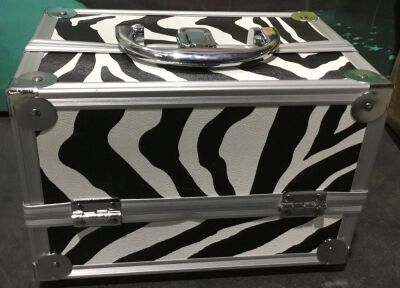 Zebra Stripe Makeup Box