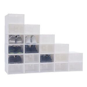 20-Piece Flip Shoe Box Storage