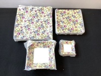 Square Dinnerware Set for 4