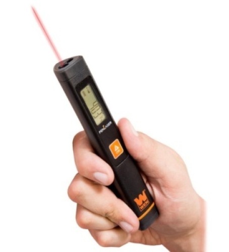 WEN 10110 Multi-Unit Pocket Laser Distance Measure with 32-Foot Range