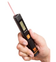WEN 10110 Multi-Unit Pocket Laser Distance Measure with 32-Foot Range